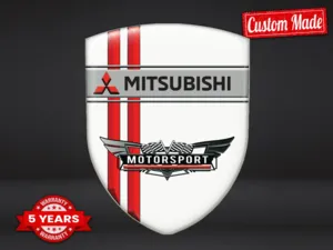 Mitsubishi Adesivi Lunotto Auto Sportivi Lusso Moderni